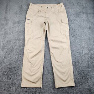 CQR Flex Stretch Tactical Pants Size 10R Water Resistant Ripstop Cargo Outdoor
